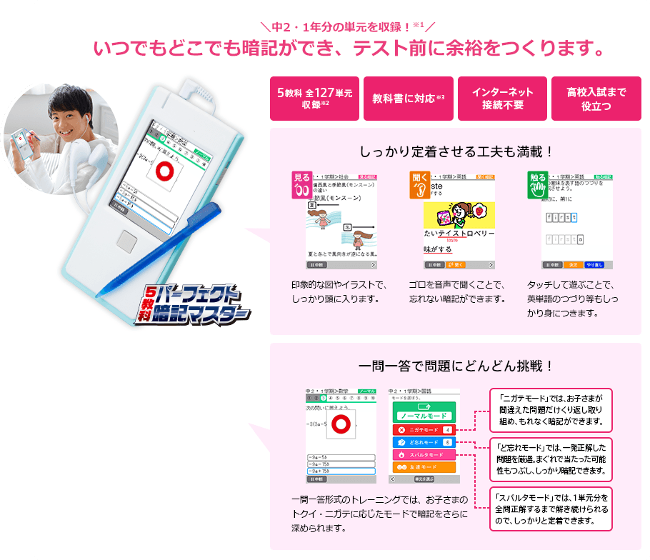 5教科パーフェクト暗記マスター