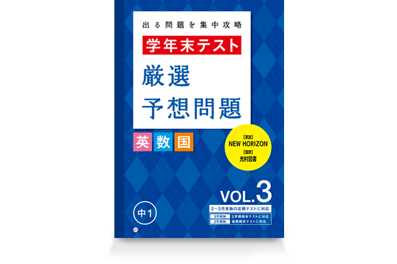 学年末テスト 厳選予想問題