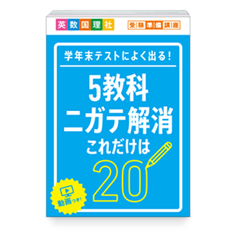 5教科ニガテ解消これだけは20