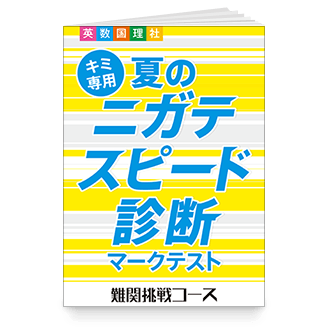 夏のニガテ診断マークテスト