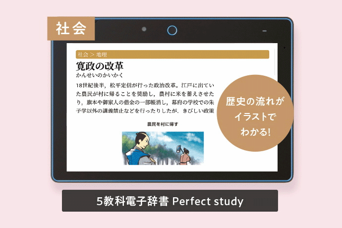 図やイラスト入りの電子辞書で一発検索！