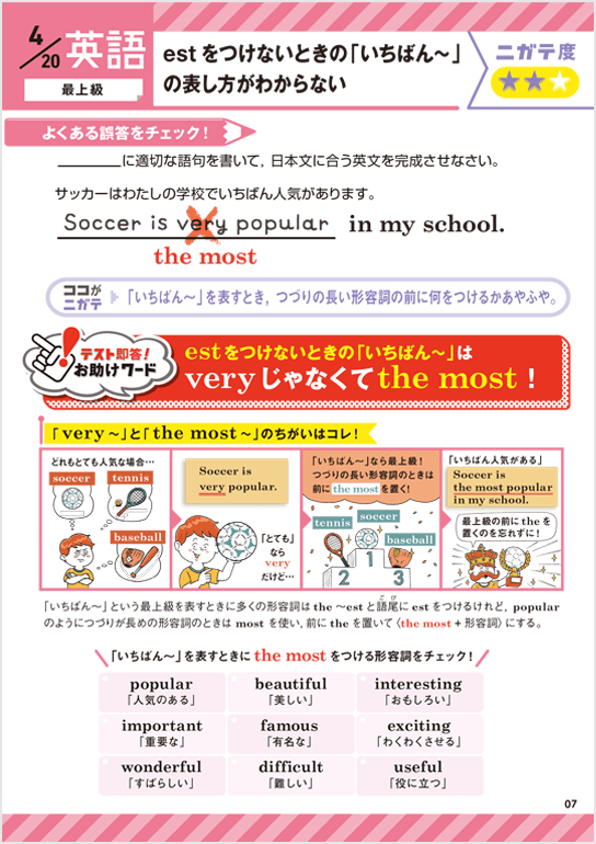 5教科学年末テスト直前これだけは20