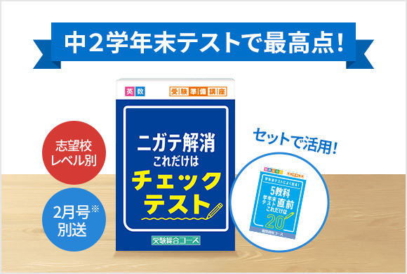 ニガテ解消これだけはチェックテスト