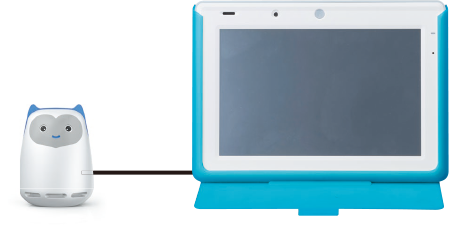 タブレットとスタディフレミーをコードで接続。