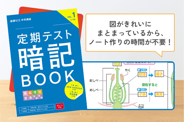 図がきれいにまとまっているから、ノート作りの時間が不要！