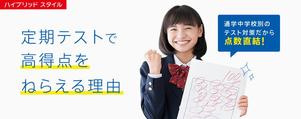 進研ゼミはテスト対策が中学校別にできる!