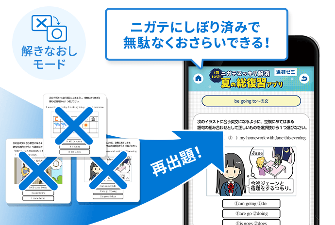夏の総復習アプリ