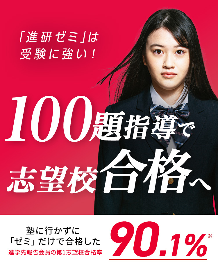 100題指導で志望校合格へ