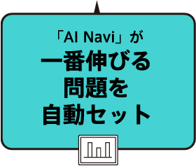 「AI Navi」が一番伸びる問題を自動セット