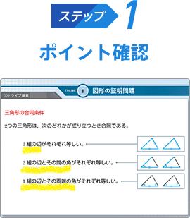 ステップ1 ポイント確認