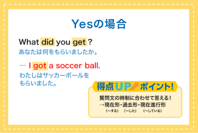 Yesの場合