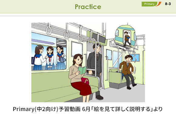 イラストを説明する問題