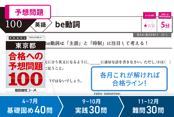 受験Challenge／合格への予想問題100